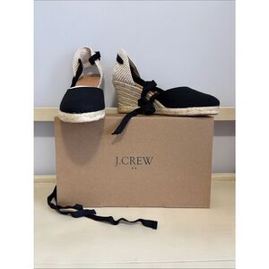 J. Crew Factory Espadrille Wedges with Ankle Ties